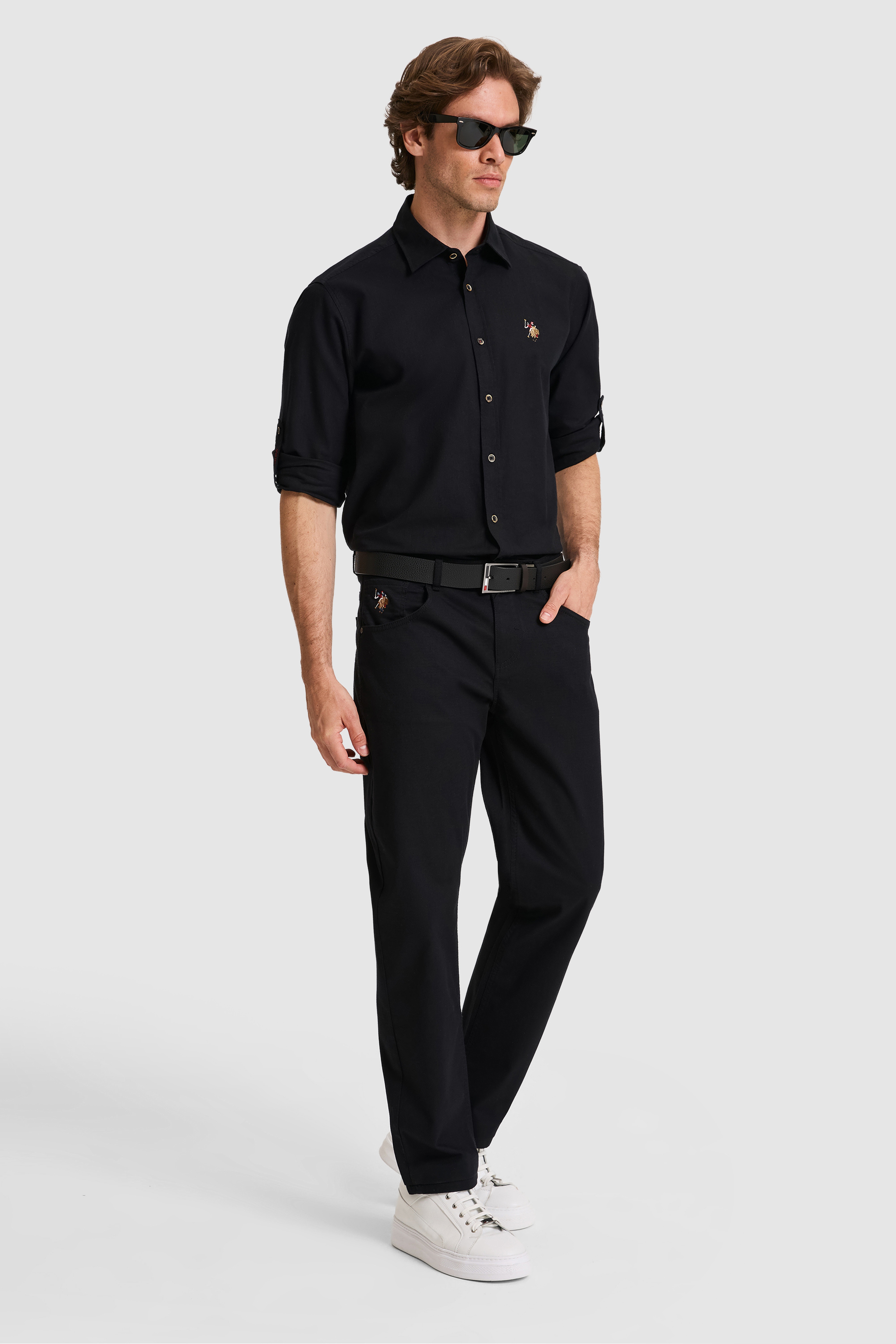 Erkek Regular Fit Taş Kanvas / Chino Pantolon - Image 4