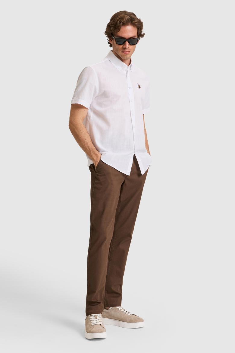 Erkek Kahverengi Kanvas / Chino Pantolon - 50322310136