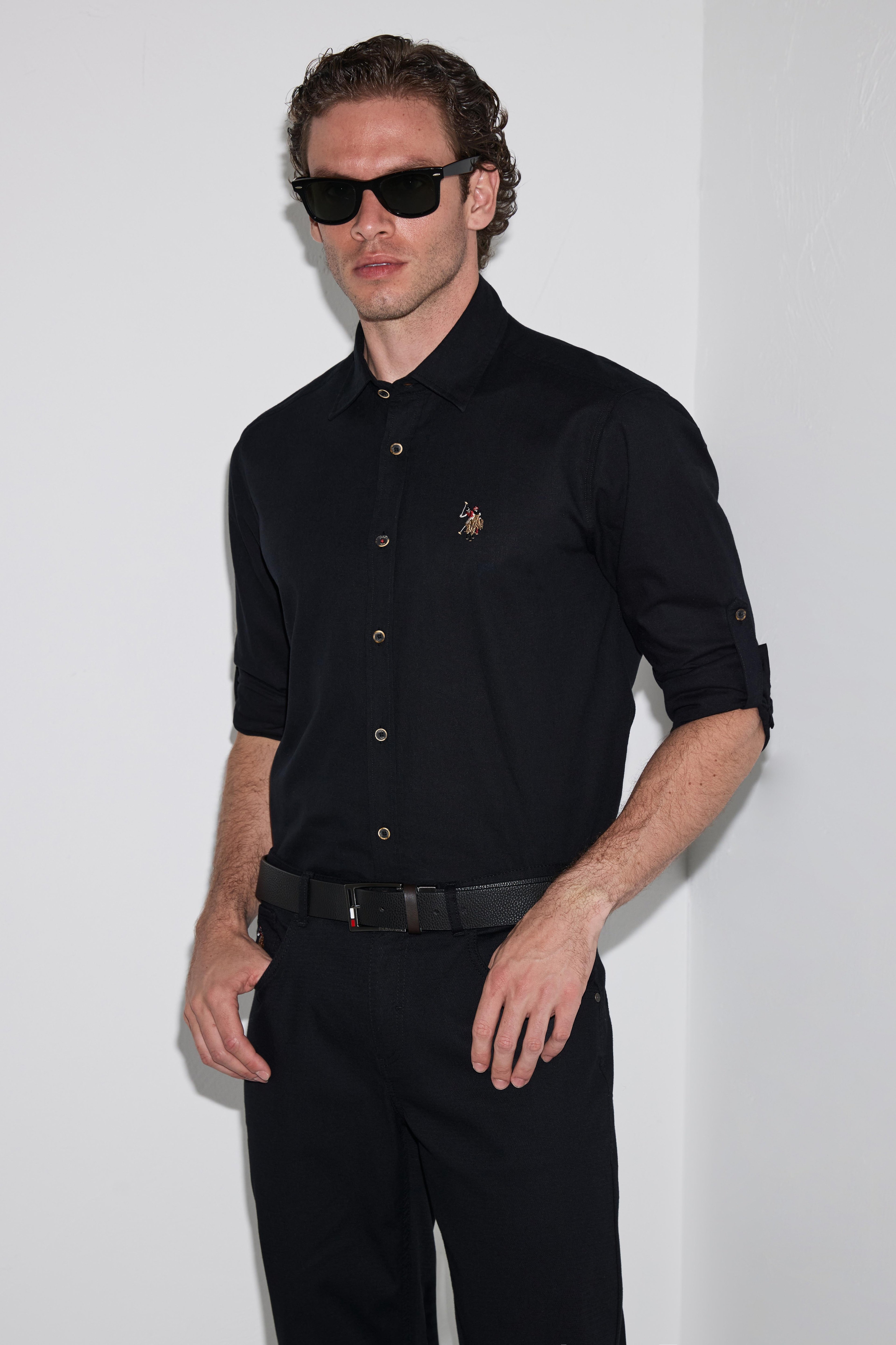 Erkek Regular Fit Taş Kanvas / Chino Pantolon