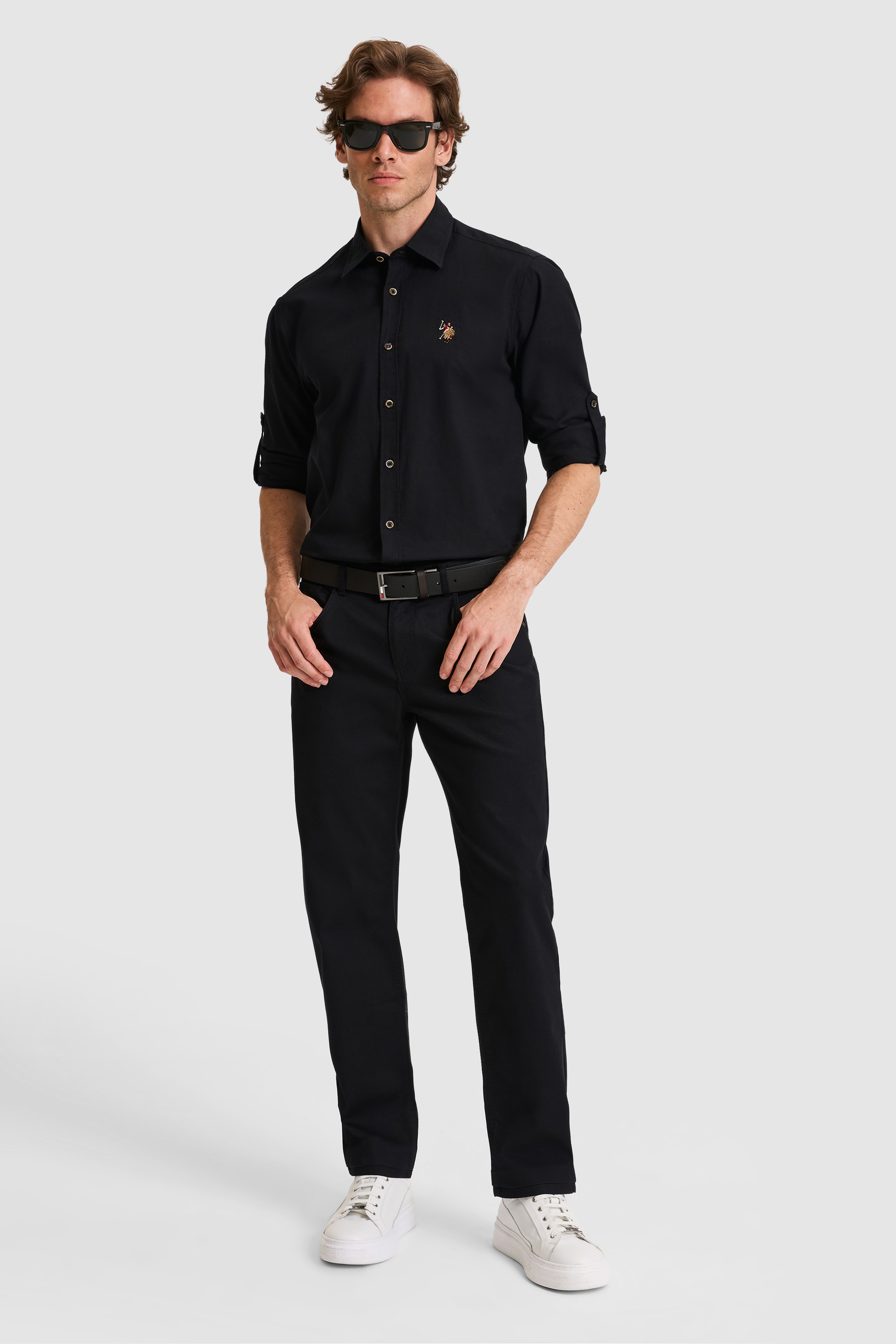 Erkek Regular Fit Taş Kanvas / Chino Pantolon - Image 2