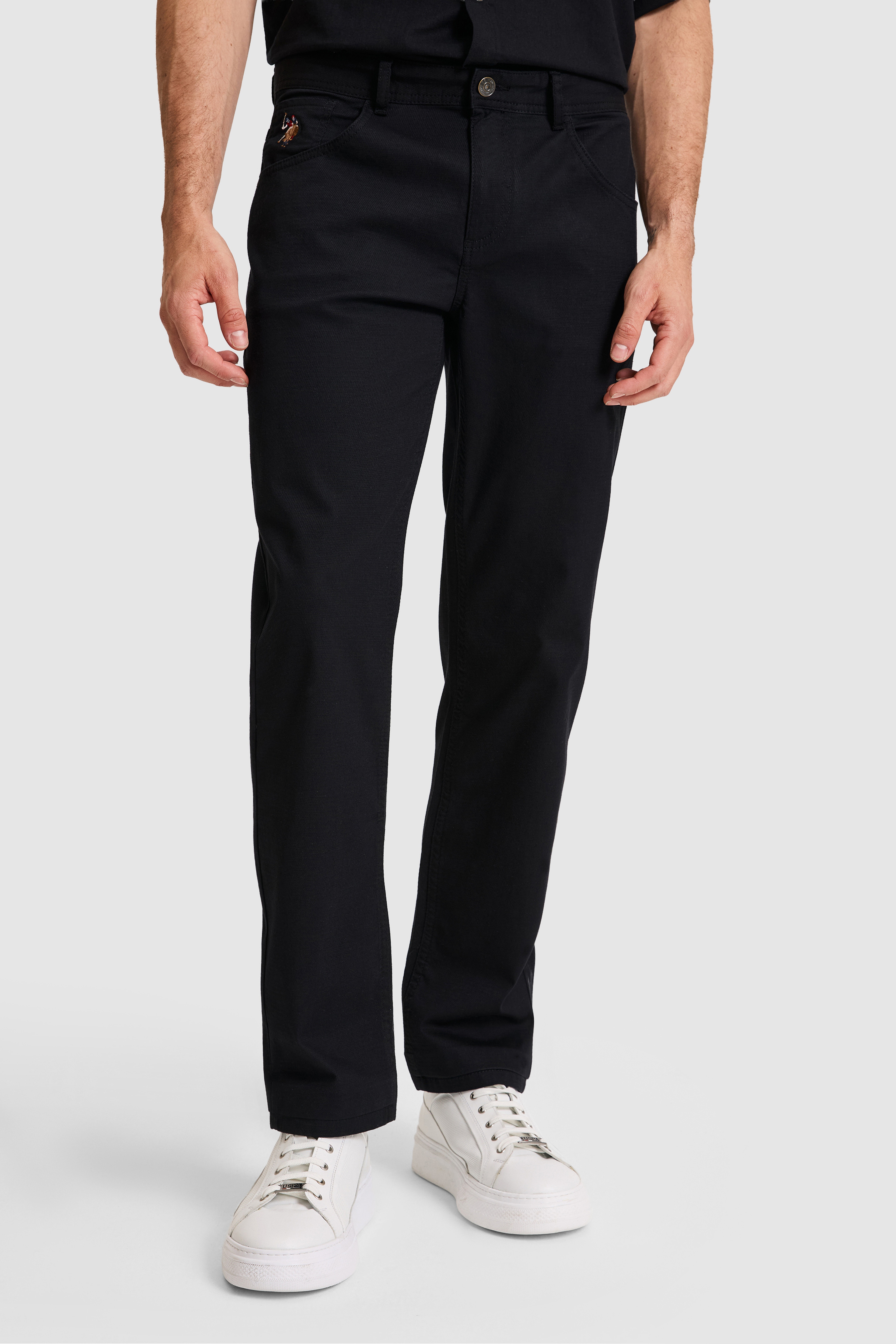 Erkek Regular Fit Taş Kanvas / Chino Pantolon - Image 3
