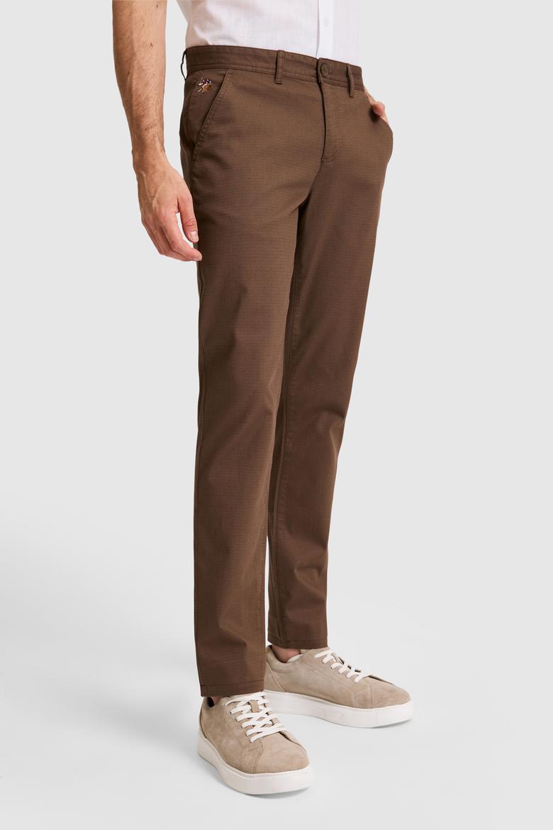 Erkek Kahverengi Kanvas / Chino Pantolon - 50322310136
