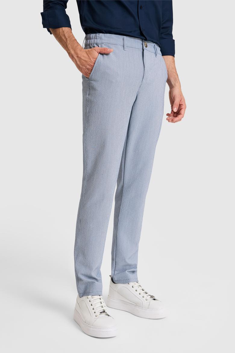 Erkek Lacivert Kanvas Pantolon - 50322361101
