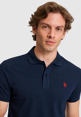 Erkek Lacivert Basic Tişört - 50322347047