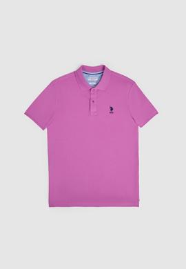 Erkek Menekşe Basic Polo Yaka Tişört - 50245073243