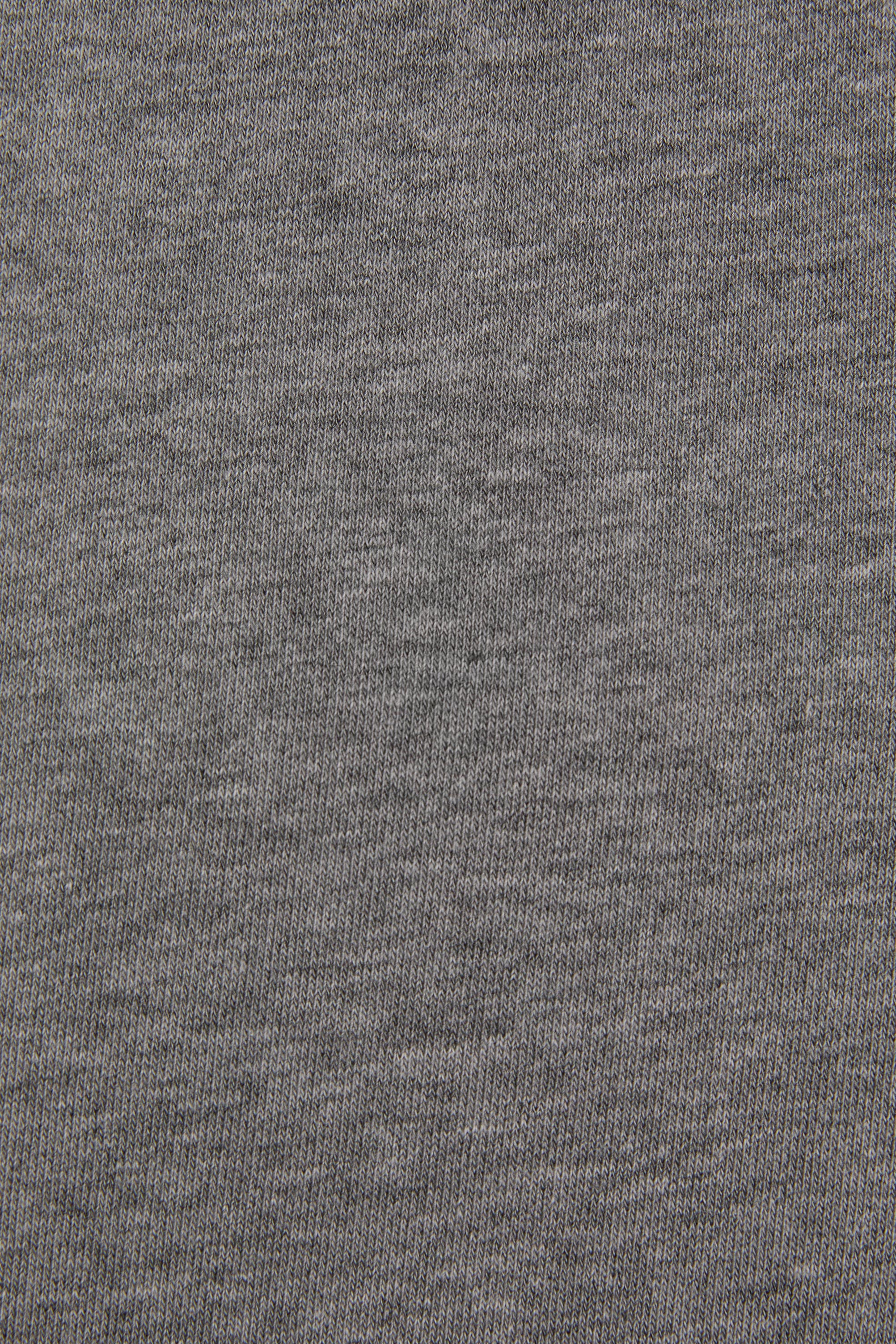 Erkek Gri Melanj Basic Sweatshirt - Image 7