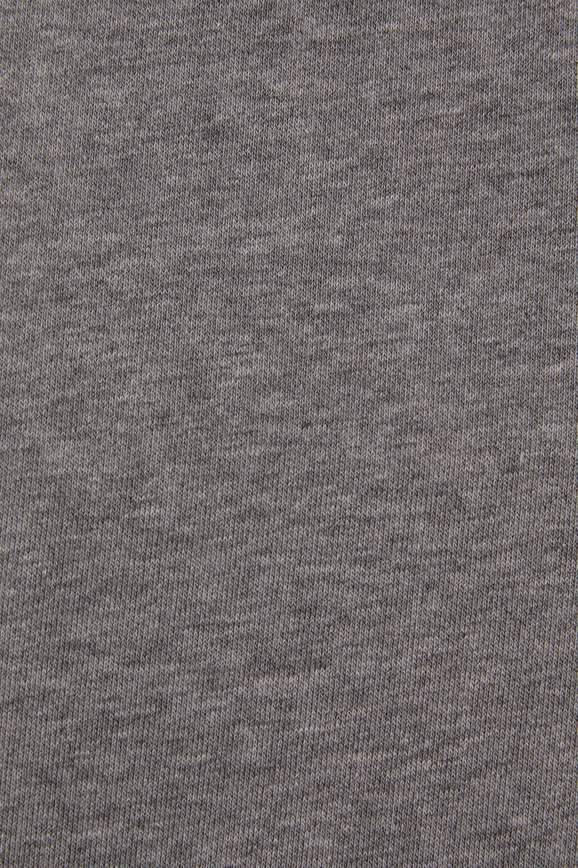 Erkek Gri Melanj Basic Sweatshirt