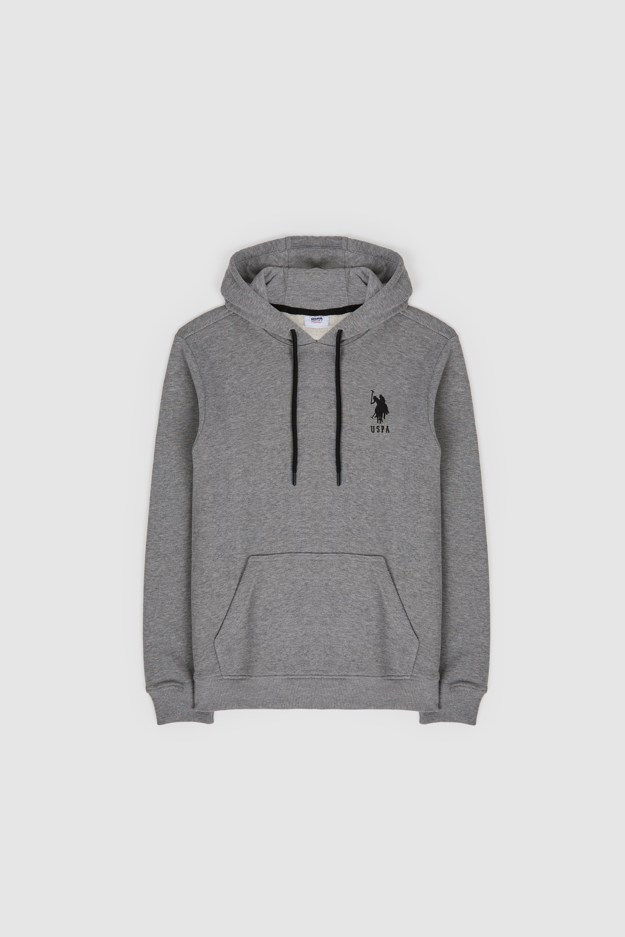 Erkek Gri Melanj Basic Sweatshirt