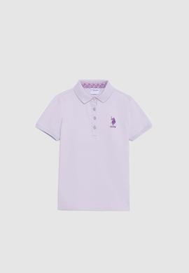 Kız Çocuk Lila Basic Tişört - 50320287034