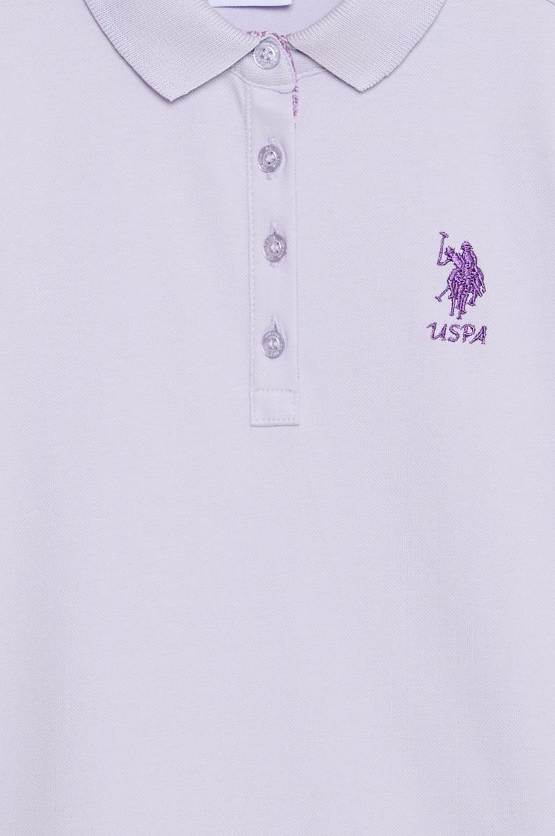 Kız Çocuk Lila Basic Tişört