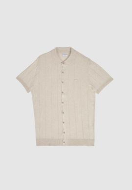 Erkek Polo Yaka Kahverengi Kazak - 50320039007