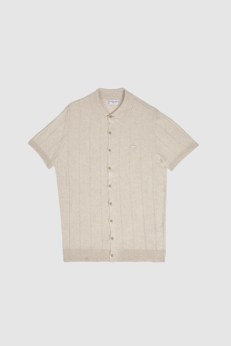 Erkek Polo Yaka Kahverengi Kazak - 50320039007