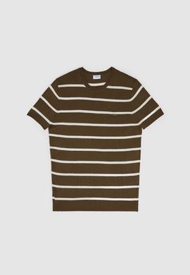 Erkek Regular Fit Bisiklet Yaka Koyu Haki Kazak - 50320045019