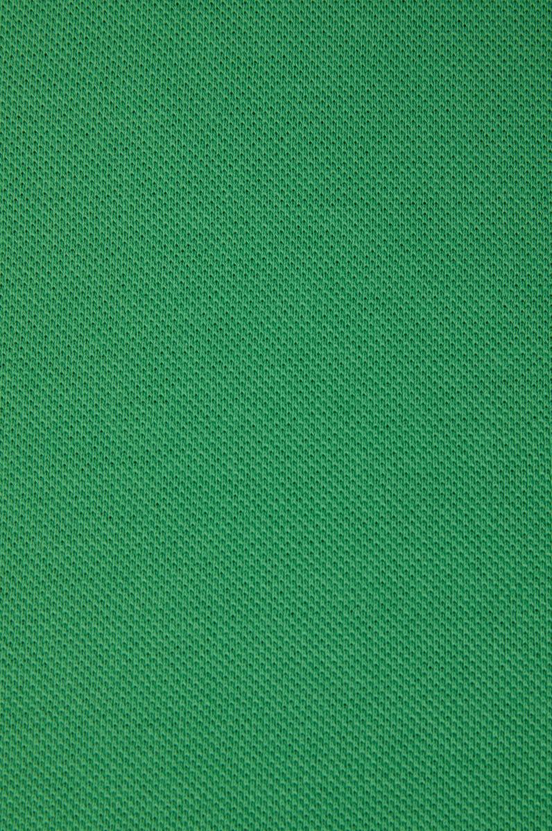 Erkek Slim Fit Polo Yaka Yeşil Basic Tişört