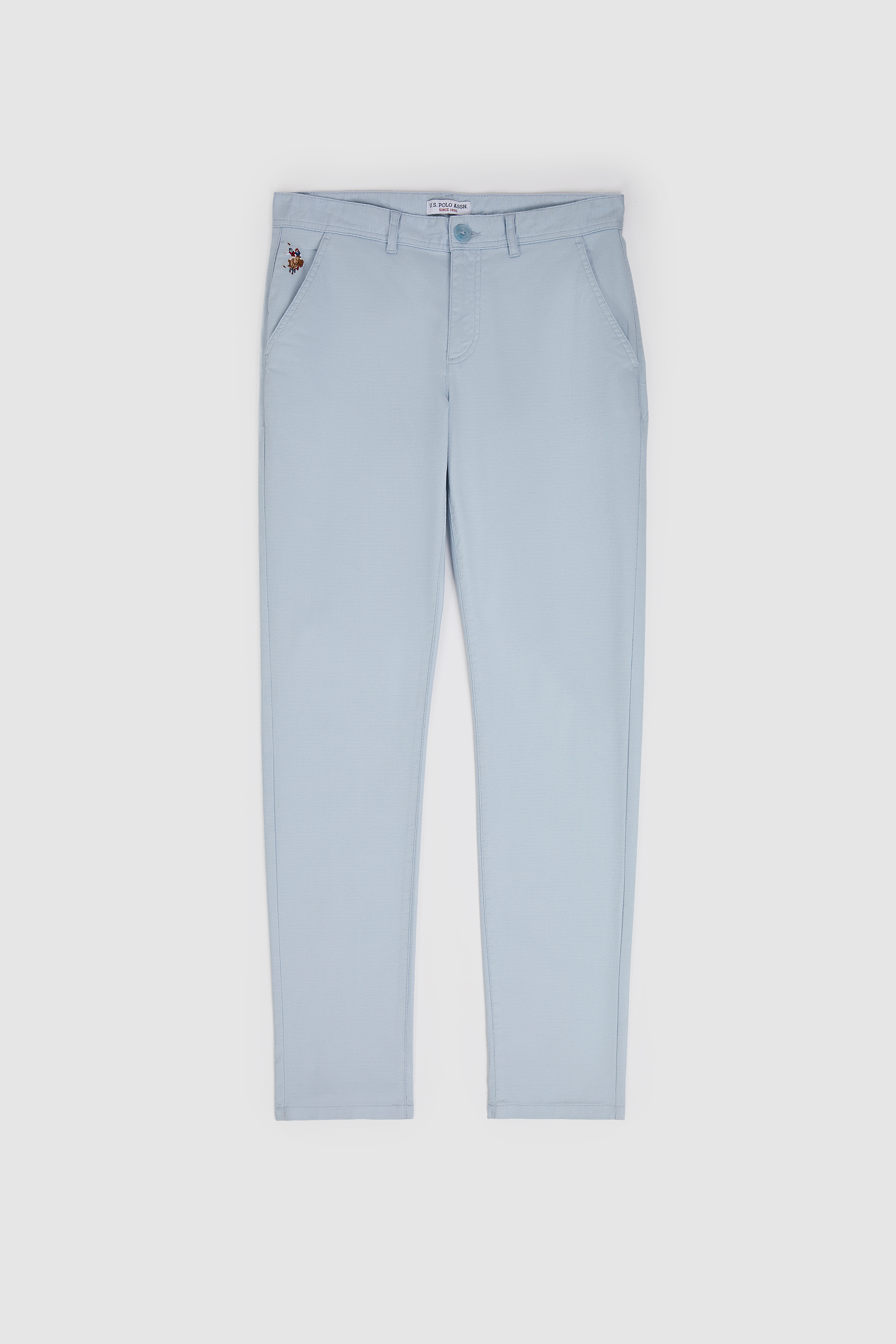 Erkek Açık Mavi Kanvas / Chino Pantolon - 50322310017