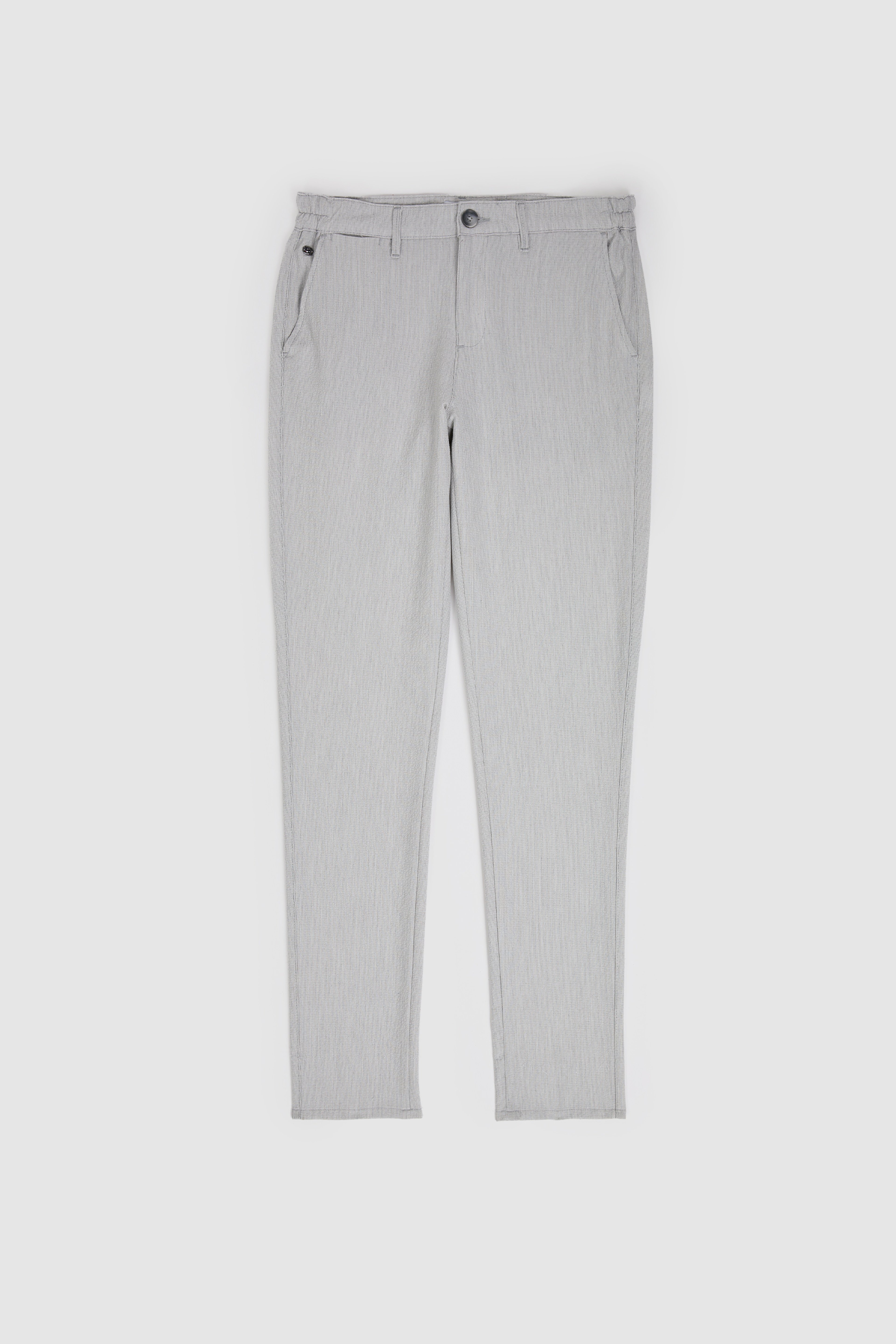 Erkek Açık Gri Kanvas Pantolon - Image 6