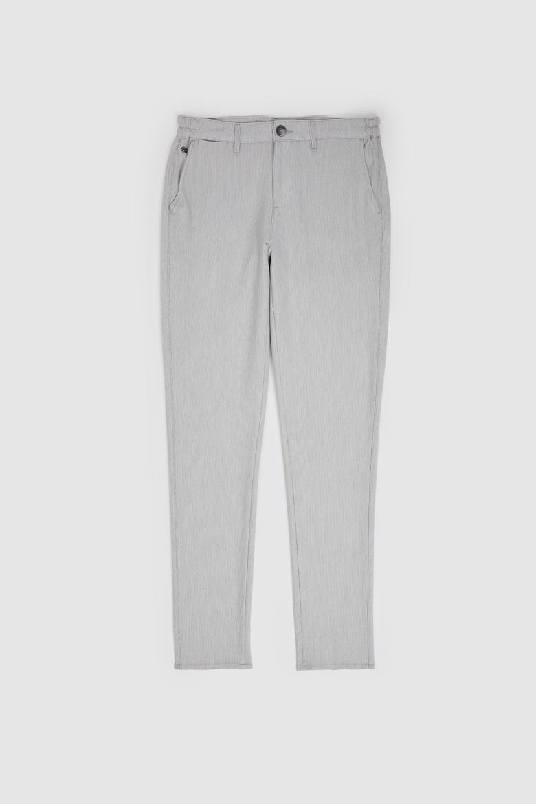 Erkek Açık Gri Kanvas Pantolon - 50322361542