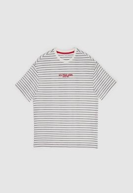 Erkek Comfort Fit Bisiklet Yaka Lacivert Tişört - 50322435021