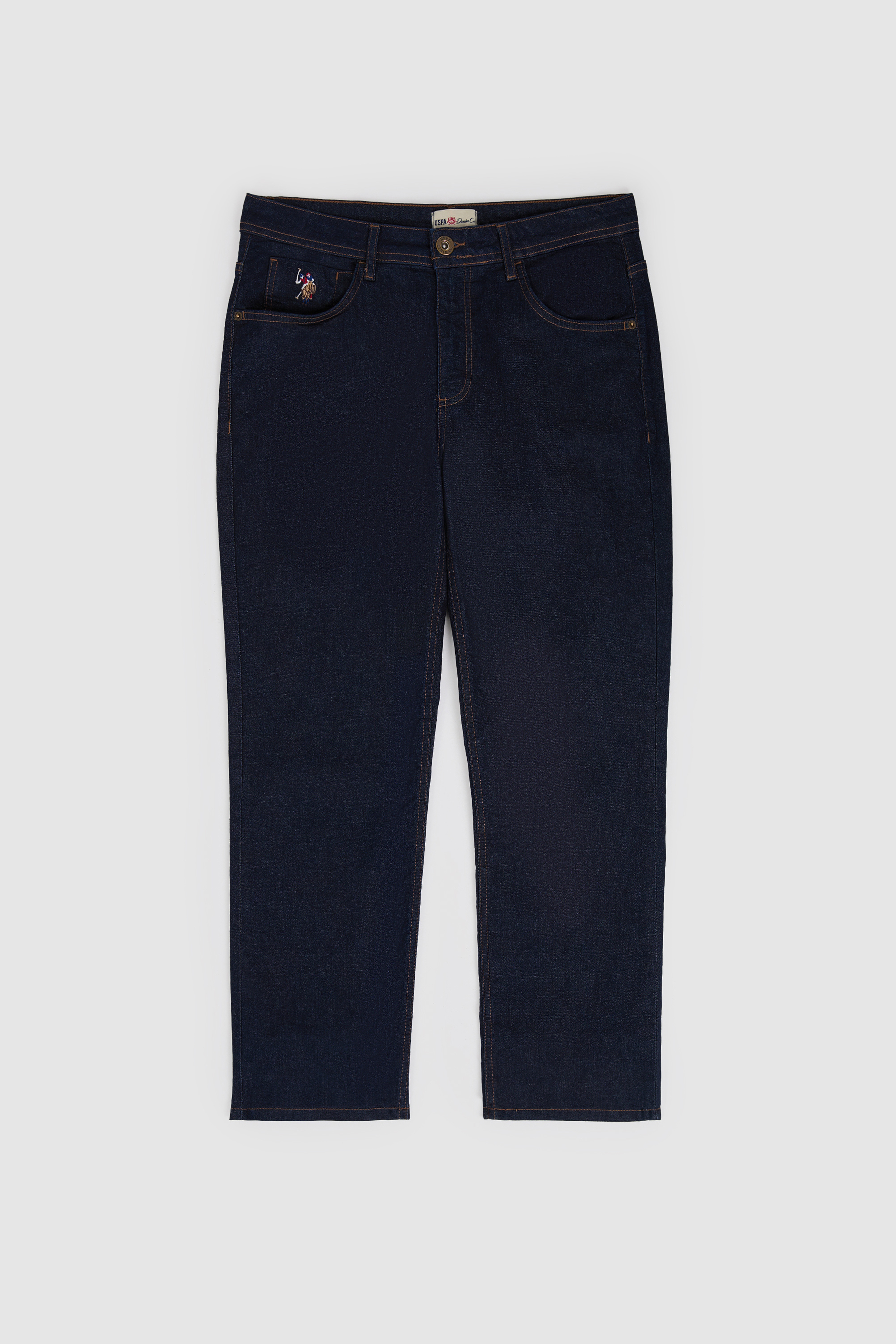 Erkek Koyu Mavi Jean Pantolon - Image 6