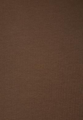 Erkek Comfort Fit Bisiklet Yaka Kahverengi Tişört - 50326967001