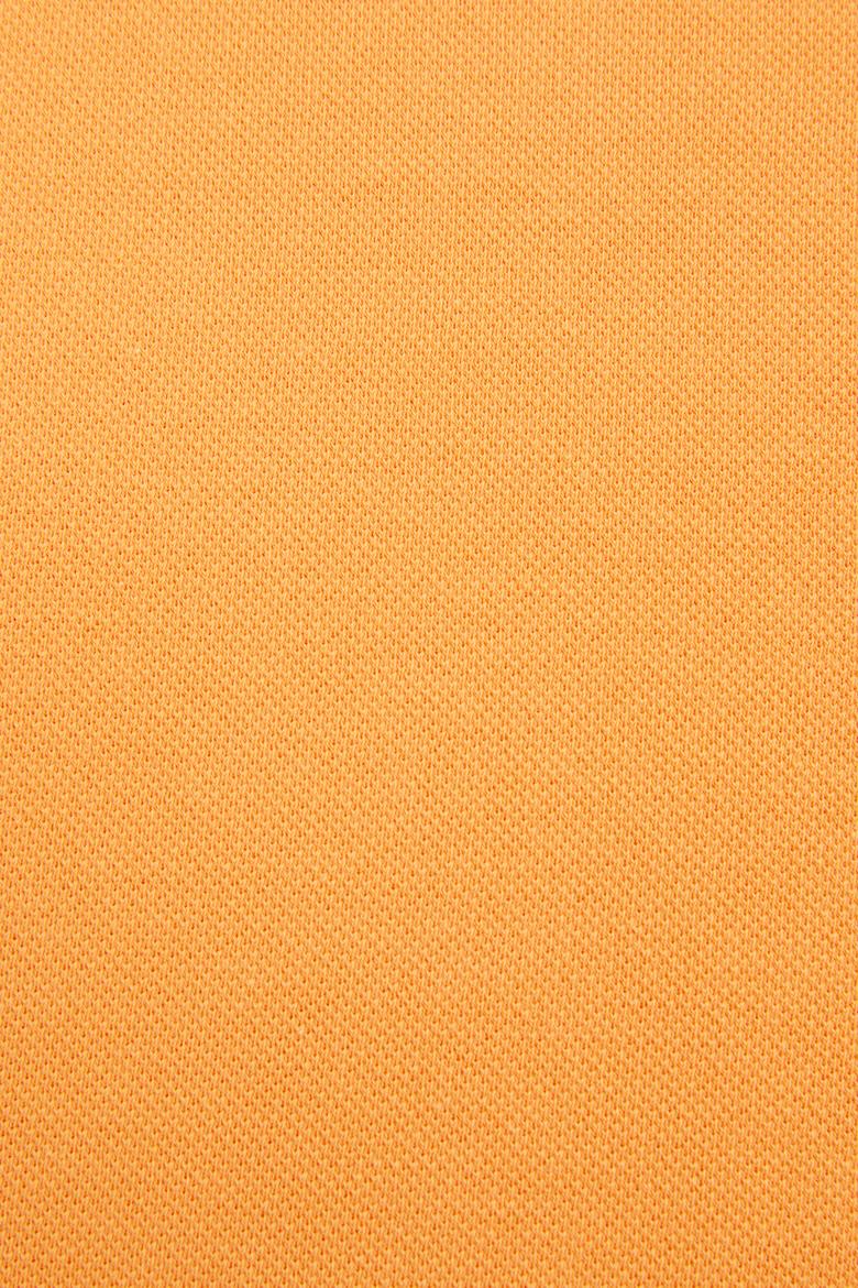 Erkek Slim Fit Turuncu Polo Yaka Basic Tişört - 50322304327