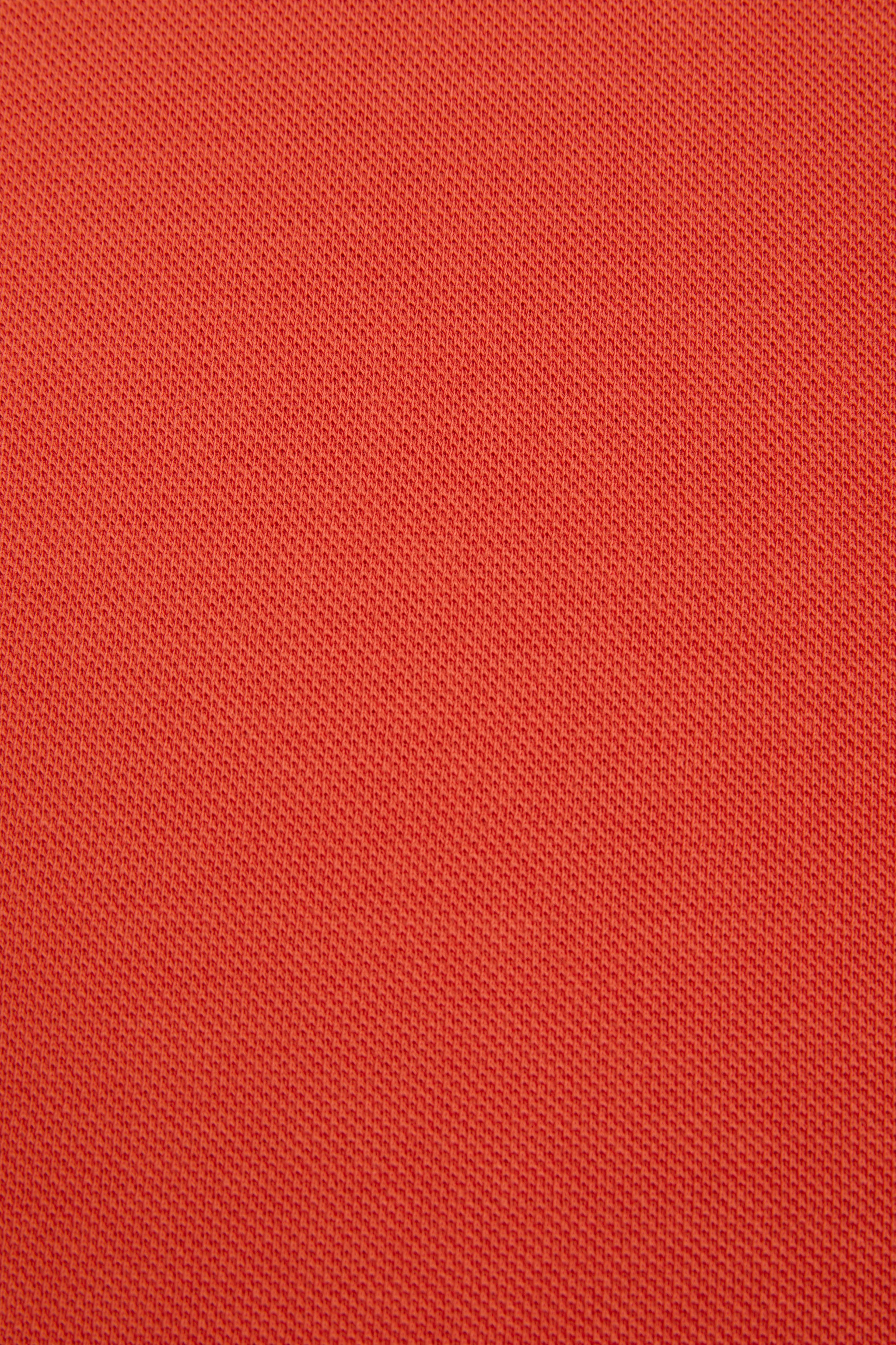 Erkek Slim Fit Polo Yaka Kiremit Basic Tişört - Image 7