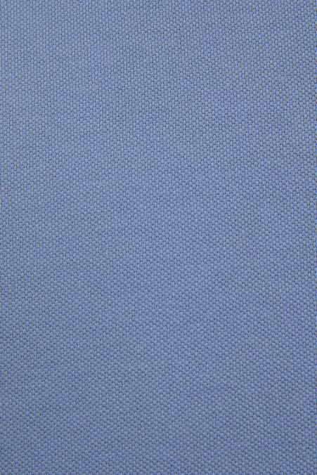 Erkek Slim Fit Polo Yaka İndigo Basic Tişört