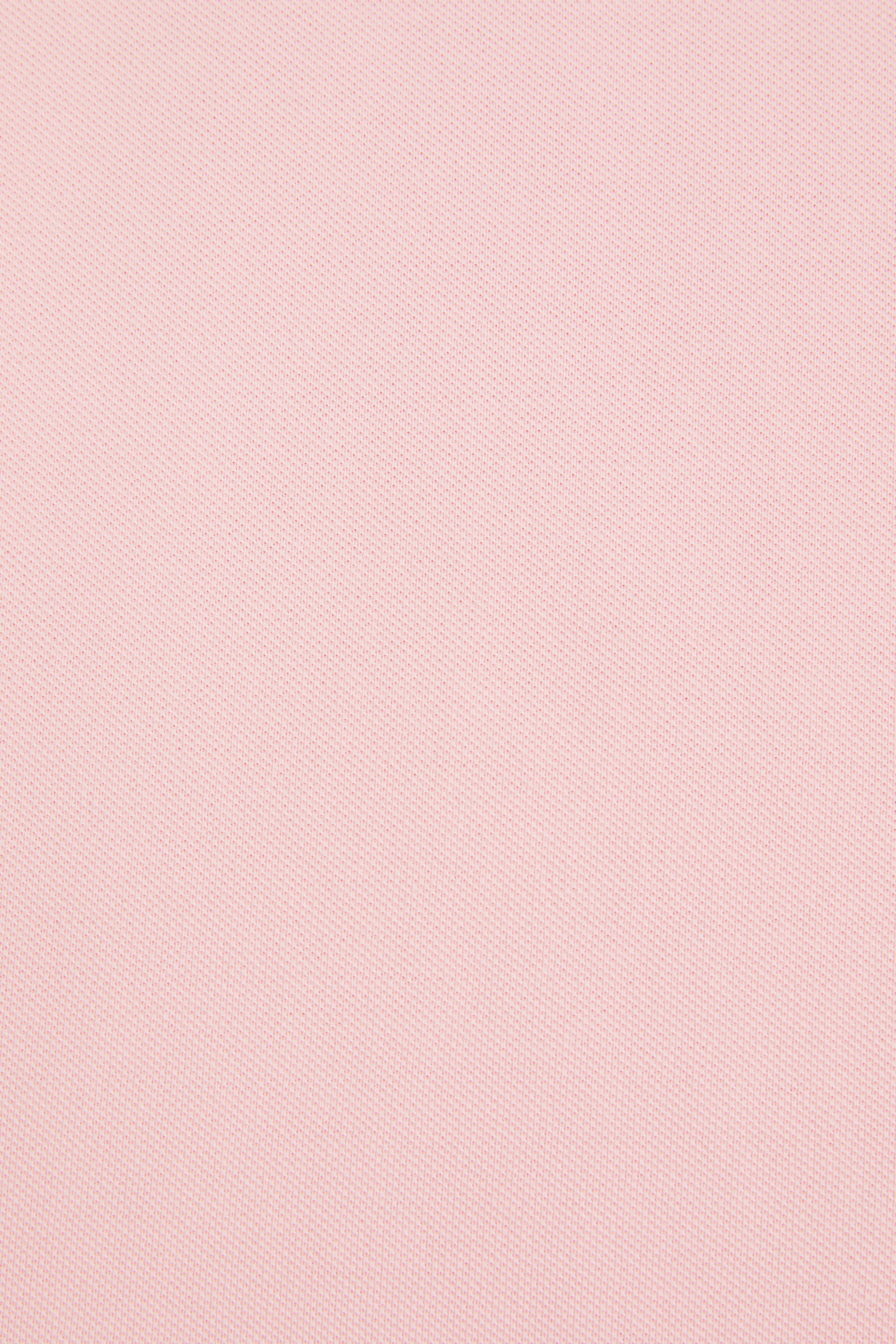 Erkek Slim Fit Polo Yaka Açık Pembe Basic Tişört - Image 7