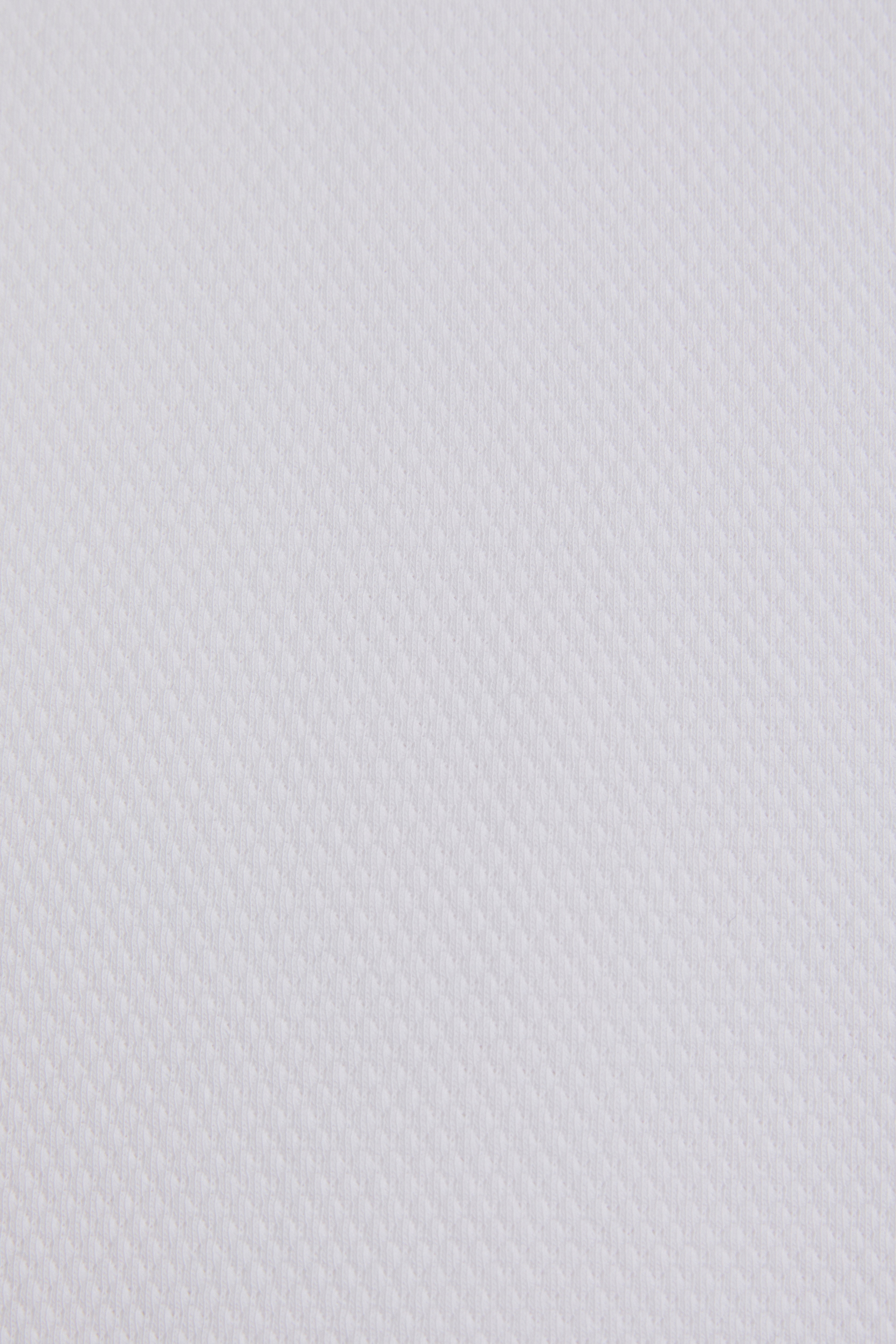 Erkek Slim Fit Polo Yaka Beyaz Tişört - Image 7