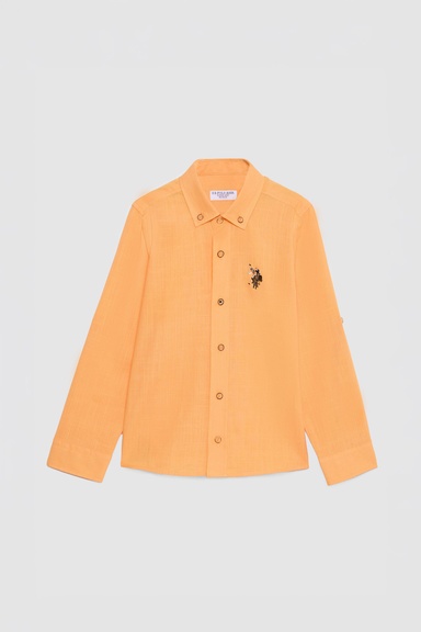 Erkek Çocuk Mango Uzun Kollu Basic Gömlek