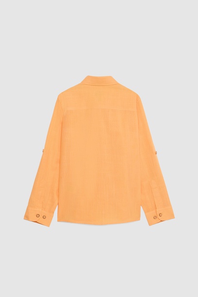 Erkek Çocuk Mango Uzun Kollu Basic Gömlek
