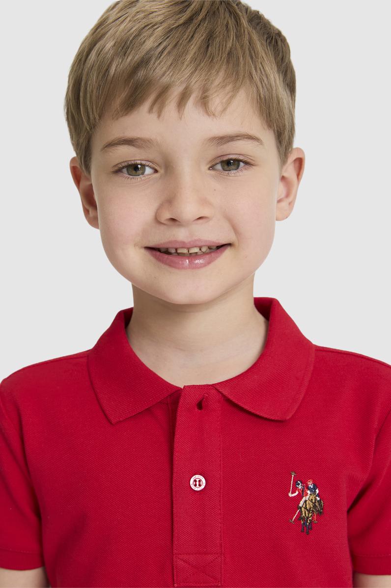 Erkek Çocuk Kırmızı Basic Tişört