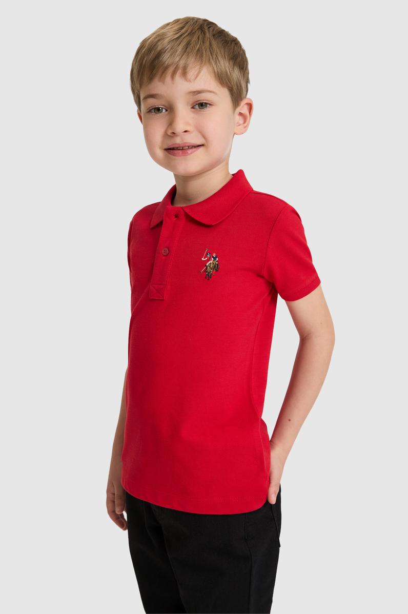Erkek Çocuk Kırmızı Basic Tişört