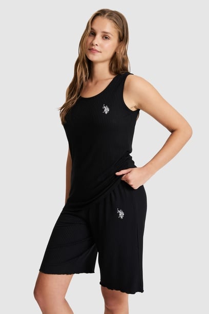 Kadın Siyah Pijama Takımı