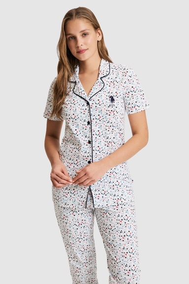 Kadın Ekru Pijama Takımı