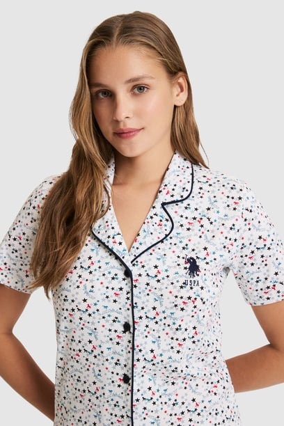 Kadın Ekru Pijama Takımı