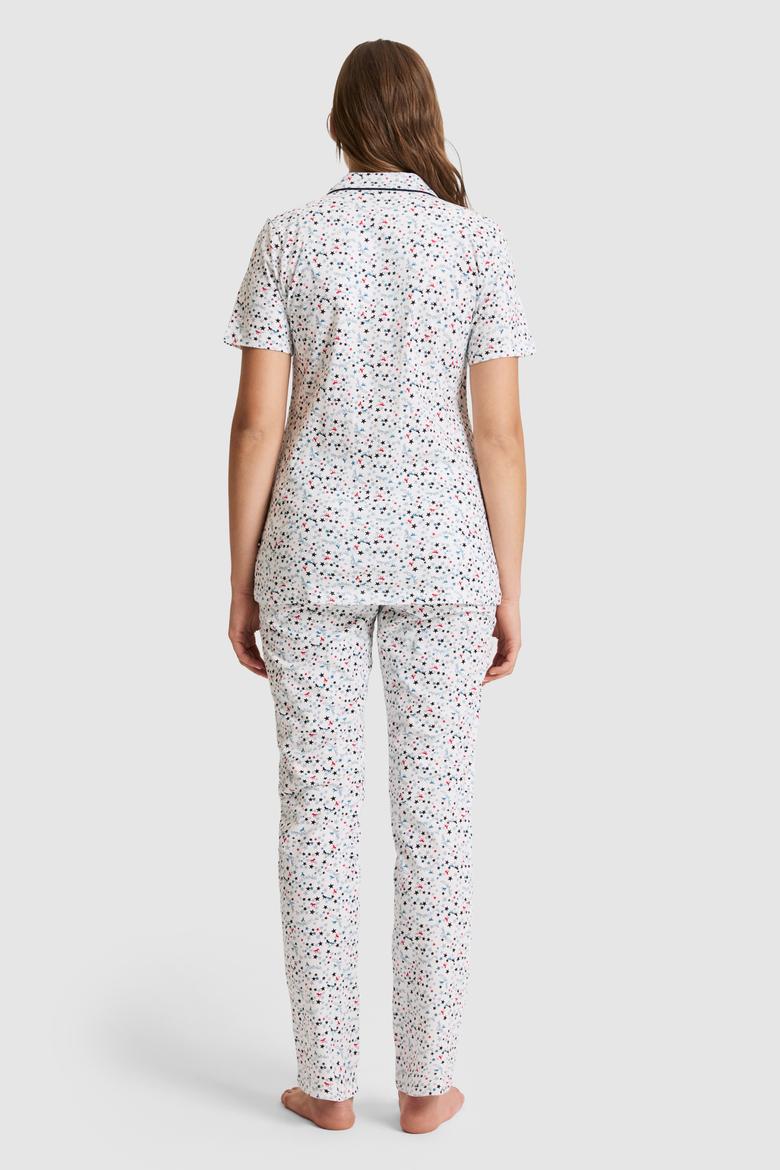 Kadın Ekru Pijama Takımı - 50326525004