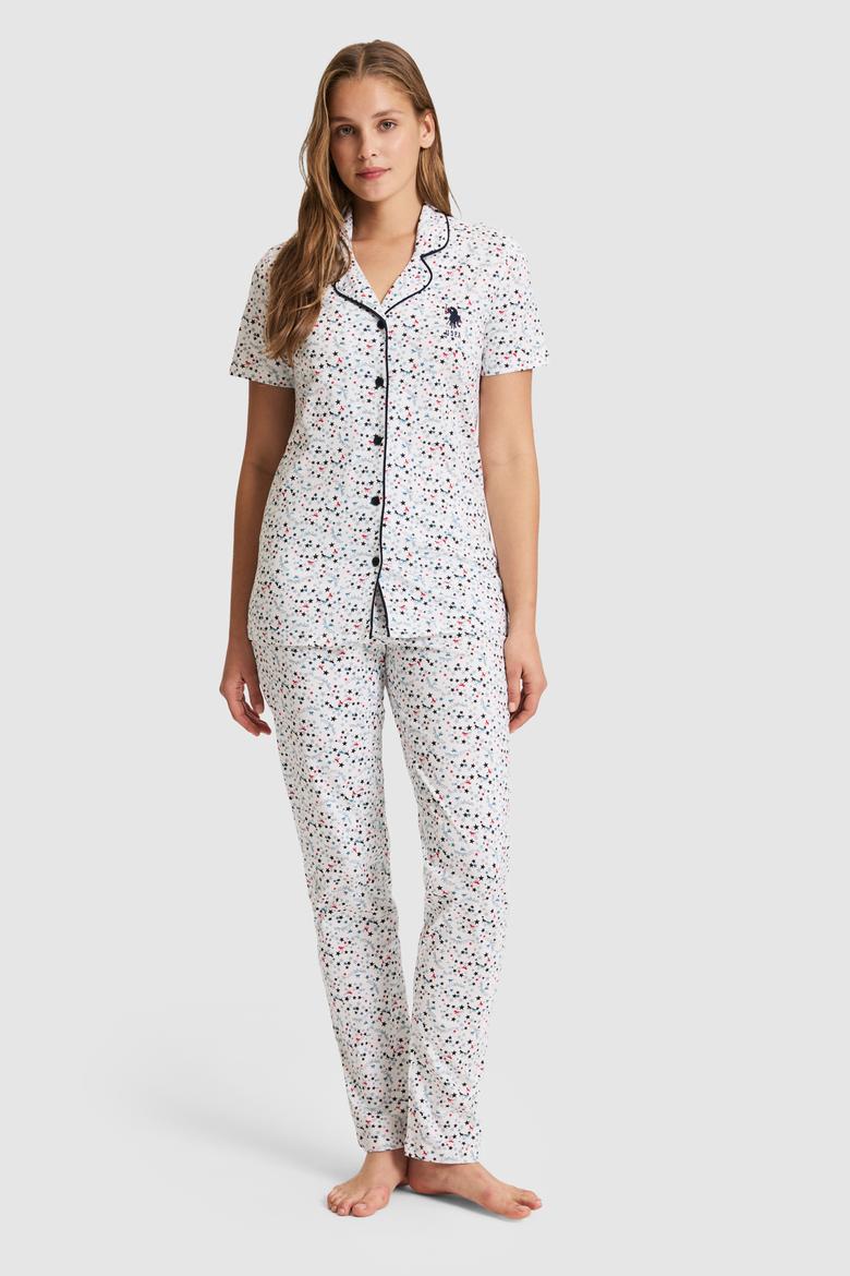 Kadın Ekru Pijama Takımı - 50326525004