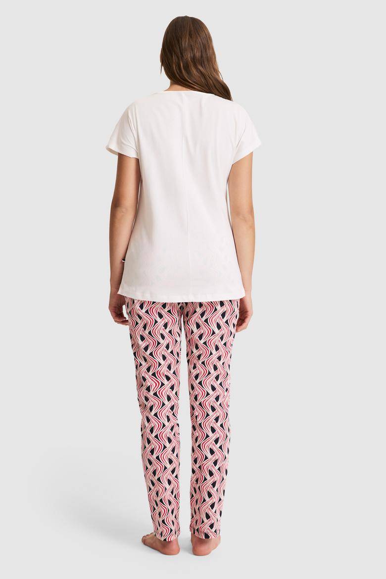 Kadın Ekru Pijama Takımı - 50326526001