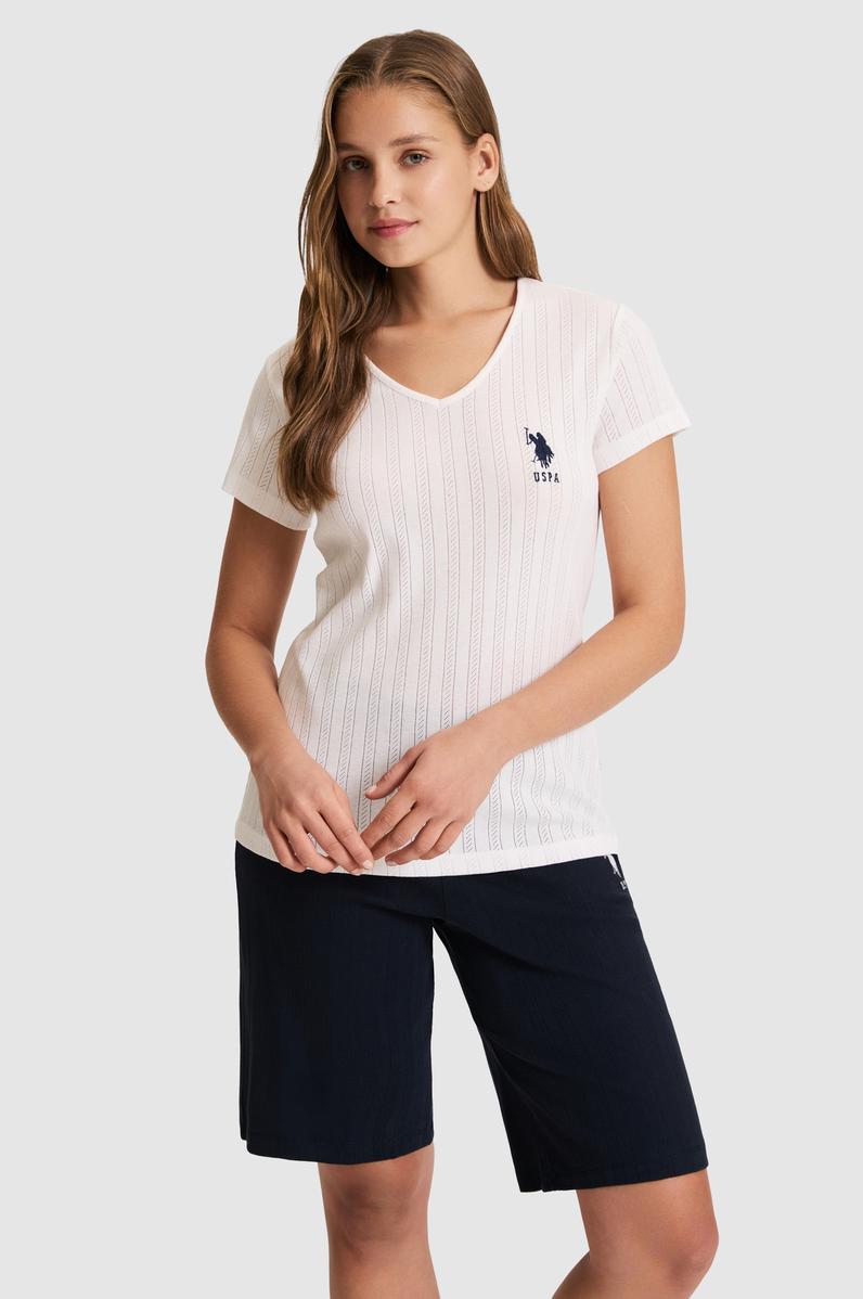 Kadın Ekru Pijama Takımı