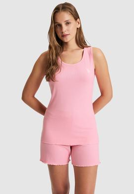 Kadın Pembe Pijama Takımı - 50326536009