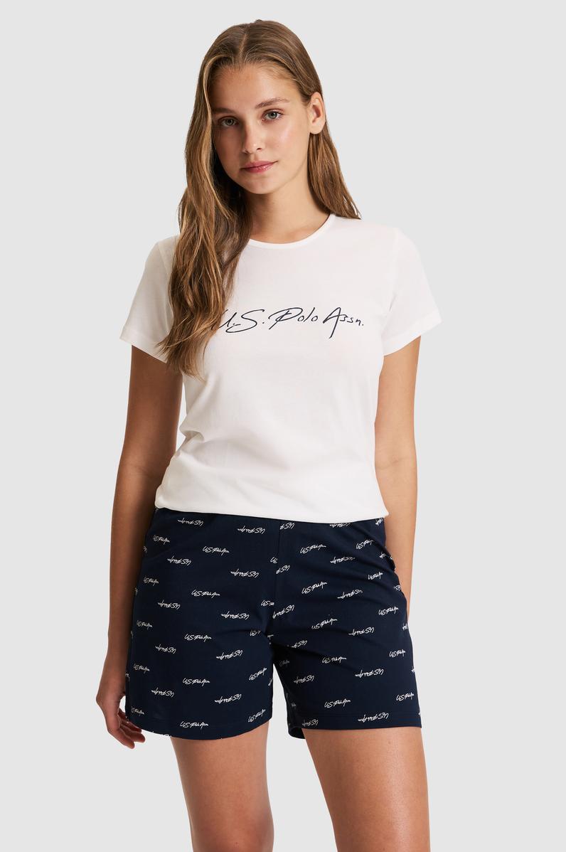 Kadın Ekru Pijama Takımı
