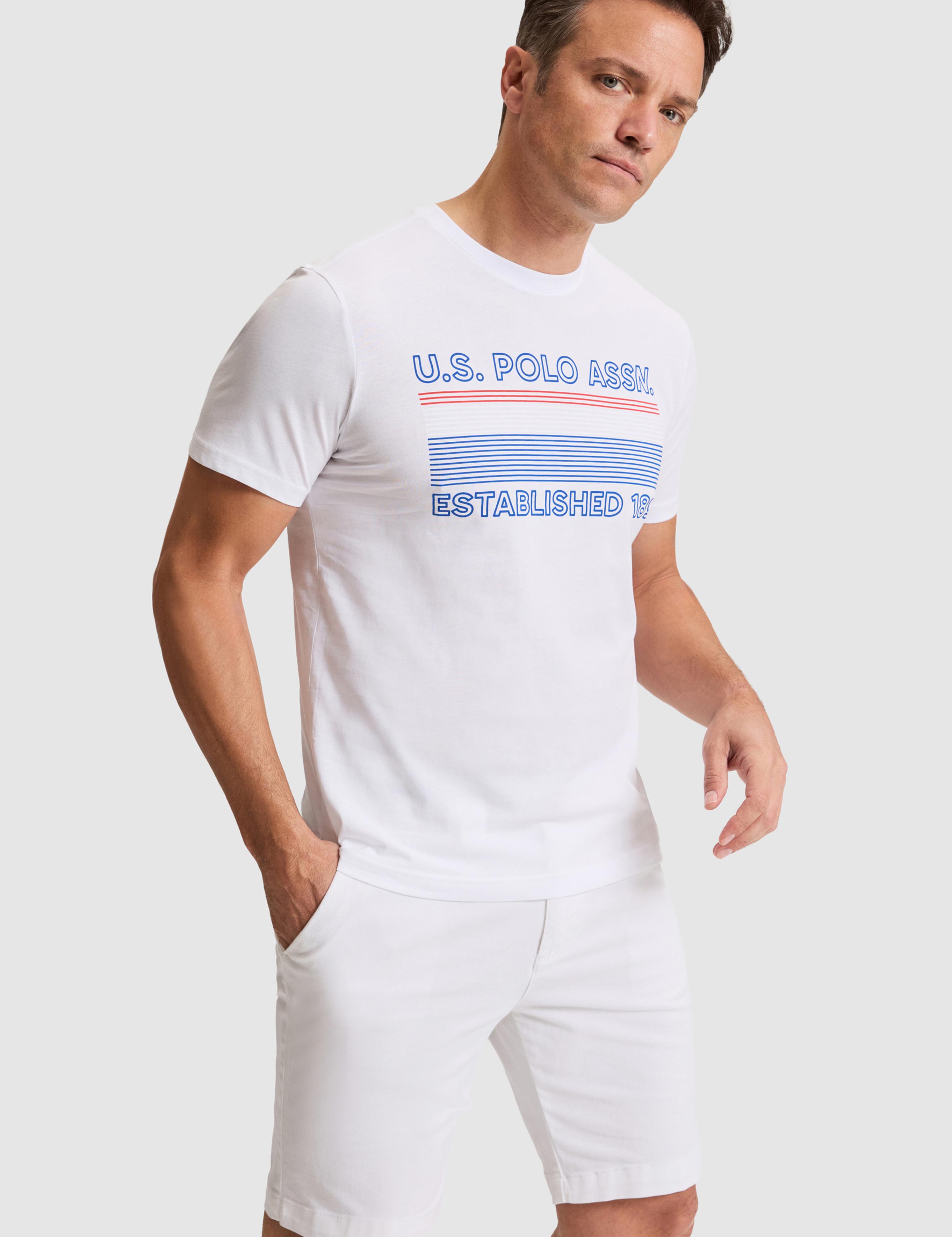 تی شرت یقه گرد رگولار مردانه یو اس پولو | U.S. Polo Assn. - تصویر 3