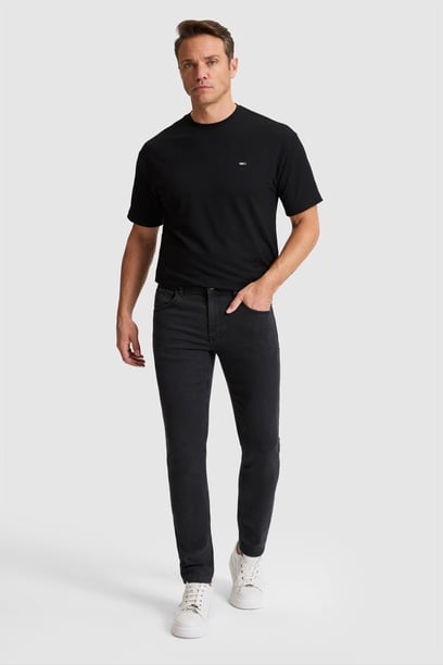Erkek Siyah Jean Pantolon