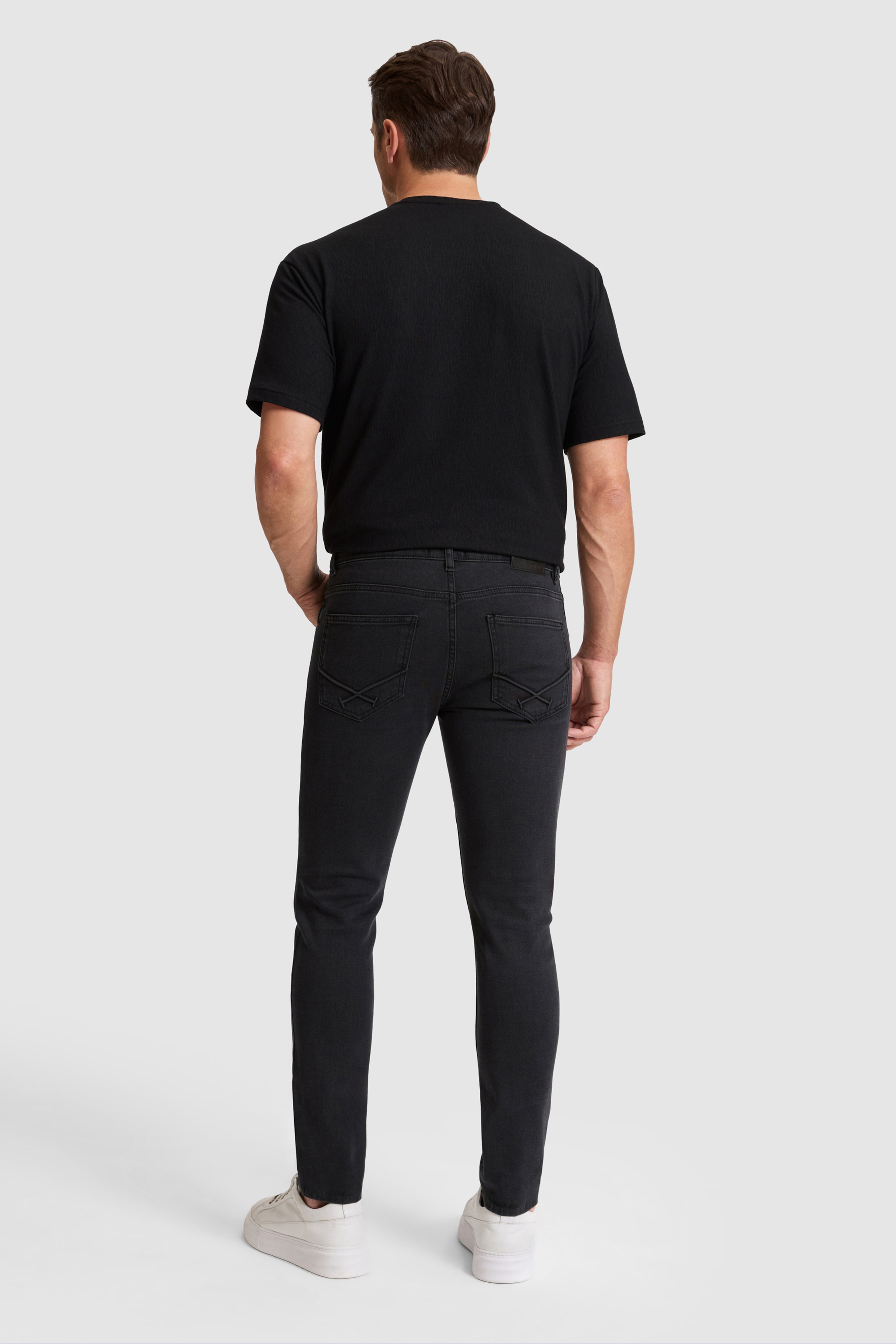 Erkek Siyah Jean Pantolon - Image 5