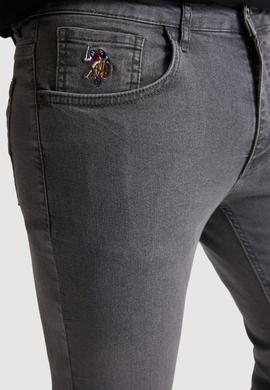 Erkek Gri Jean Pantolon - 50321553021