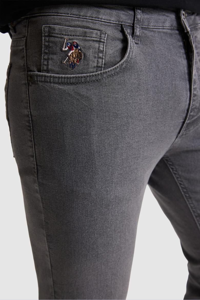 Erkek Gri Jean Pantolon - 50321553021