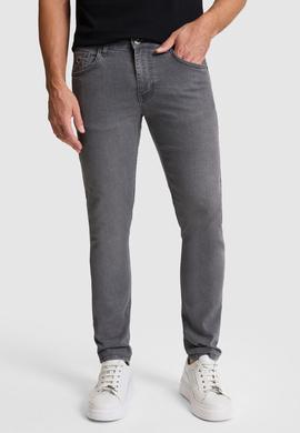 Erkek Gri Jean Pantolon - 50321553021