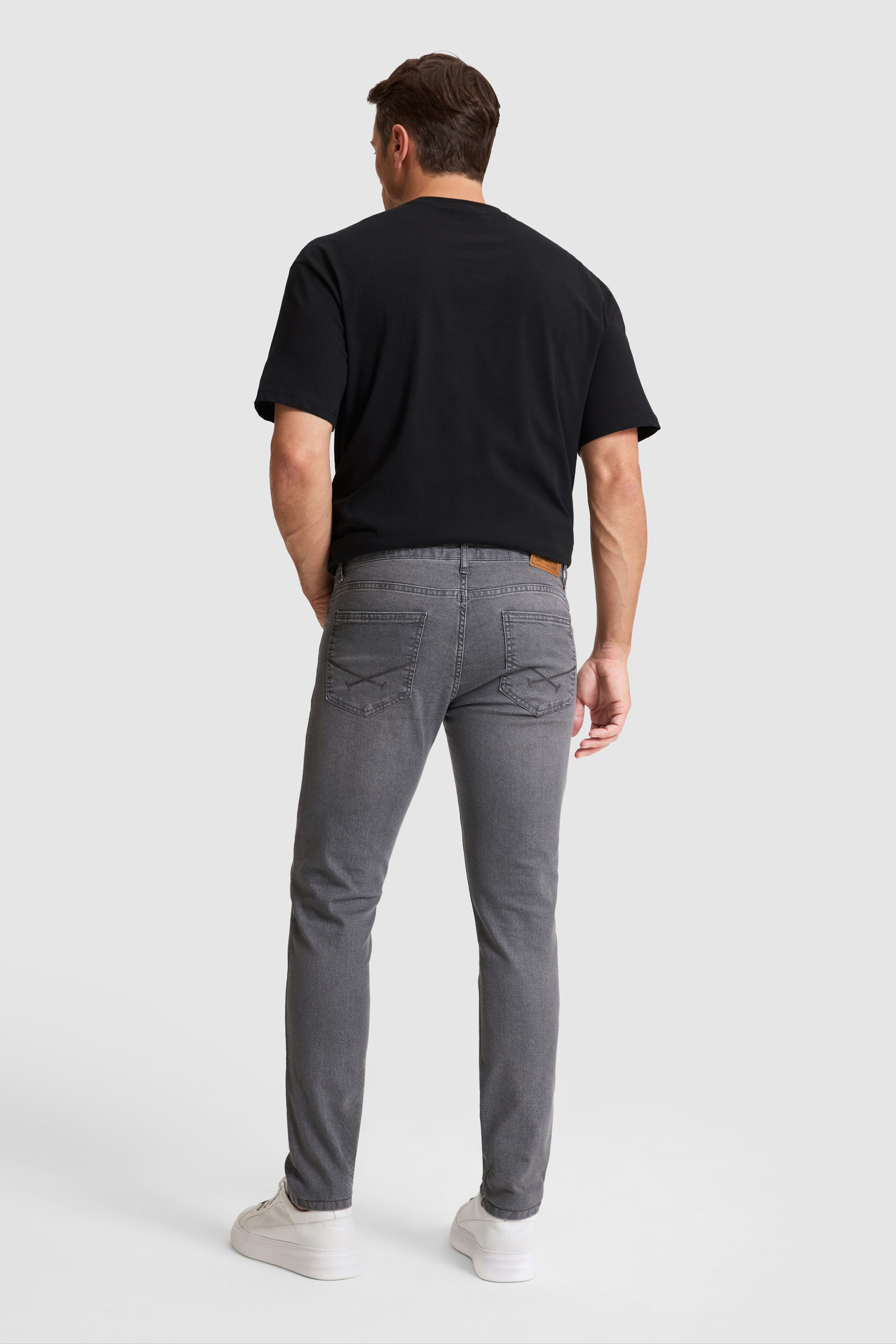 Erkek Gri Jean Pantolon