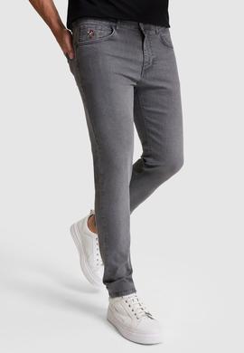 Erkek Gri Jean Pantolon - 50321553021